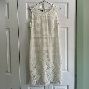 Gerry Weber White Lace Sheath Dress